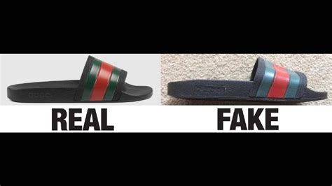 gucci shoes men fake|how to authenticate gucci slides.